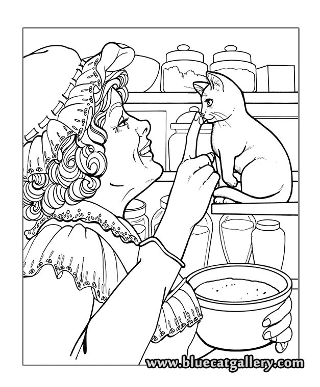 Santa's Cats: Adult Coloring Book